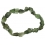 Moldavite irregular beads bracelet