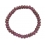 Garnet flat beads bracelet