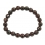 Garnet faceted round beads bracelet
