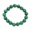 Malachite round beads bracelet
