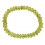 Peridot flat beads bracelet