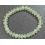 Green Garnet flat beads bracelet
