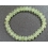 Green Garnet flat beads bracelet
