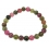 Muticolor Tourmaline round beads bracelet