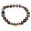 Muticolor Tourmaline round beads bracelet