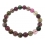 Muticolor Tourmaline round beads bracelet