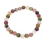 Muticolor Tourmaline round beads bracelet