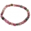 Muticolor Tourmaline barrel beads bracelet