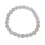 Blue chalcedony round beads bracelet