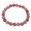Red color Tourmaline round beads bracelet