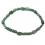 Green Tourmaline barrel beads bracelet