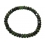Green Tourmaline faceted flat beads bracelet