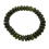 Green Tourmaline faceted flat beads bracelet