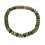 Green Tourmaline barrel beads bracelet