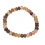 Muticolor Tourmaline round beads bracelet