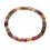 Muticolor Tourmaline round beads bracelet