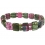 Muticolor Tourmaline faceted DD beads bracelet