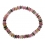 Muticolor Tourmaline flat beads bracelet