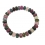 Muticolor Tourmaline barrel beads bracelet