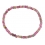 Muticolor Tourmaline flat beads bracelet