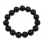 Black Tourmaline round beads bracelet