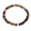 Muticolor Tourmaline flat beads bracelet