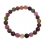 Muticolor Tourmaline round beads bracelet