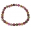 Muticolor Tourmaline round beads bracelet