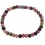 Muticolor Tourmaline round beads bracelet
