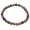 Muticolor Tourmaline round beads bracelet