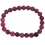 Red color Tourmaline round beads bracelet