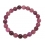 Red color Tourmaline round beads bracelet