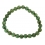 Green color Tourmaline round beads bracelet