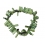 Green color Tourmaline column beads bracelet