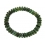 Green color Tourmaline flat beads bracelet