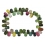 Muticolor Tourmaline pear beads bracelet