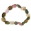 Muticolor Tourmaline faceted irregular beads bracelet