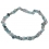 Blue color Tourmaline irregular beads bracelet