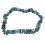 Blue color Tourmaline column beads bracelet