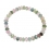 Muticolor Tourmaline faceted flat beads bracelet