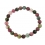 Muticolor Tourmaline round beads bracelet