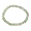 Green Tourmaline faceted flat beads bracelet