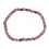 Muticolor Tourmaline flat beads bracelet