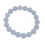Blue chalcedony round beads bracelet