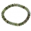 Green Tourmaline barrel beads bracelet