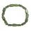 Green Tourmaline column beads bracelet
