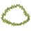 Peridot faceted beads bracelet