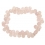 Rose Quartz pear beads bracelet