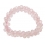 Rose Quartz grape beads bracelet