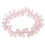 Rose Quartz irregular beads bracelet